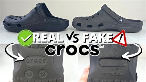 crocs fake shoes|how to check original crocs.